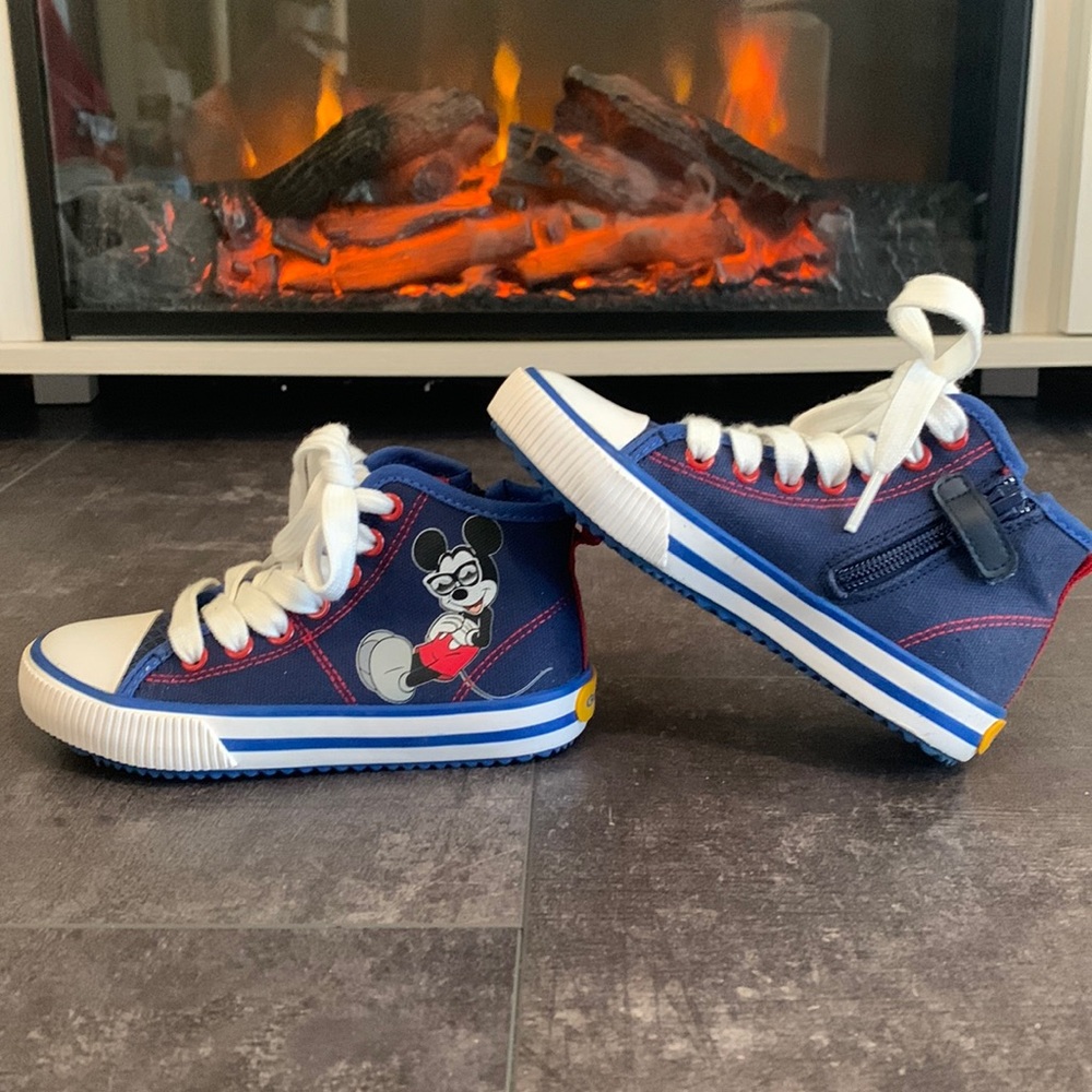 Geox Mickey Mouse high top sneakers